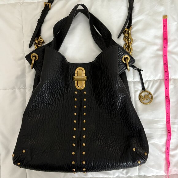 Michael Kors Uptown Astor LEGACY Bag Shoulder Leather Tote Large - Picture 6 of 12